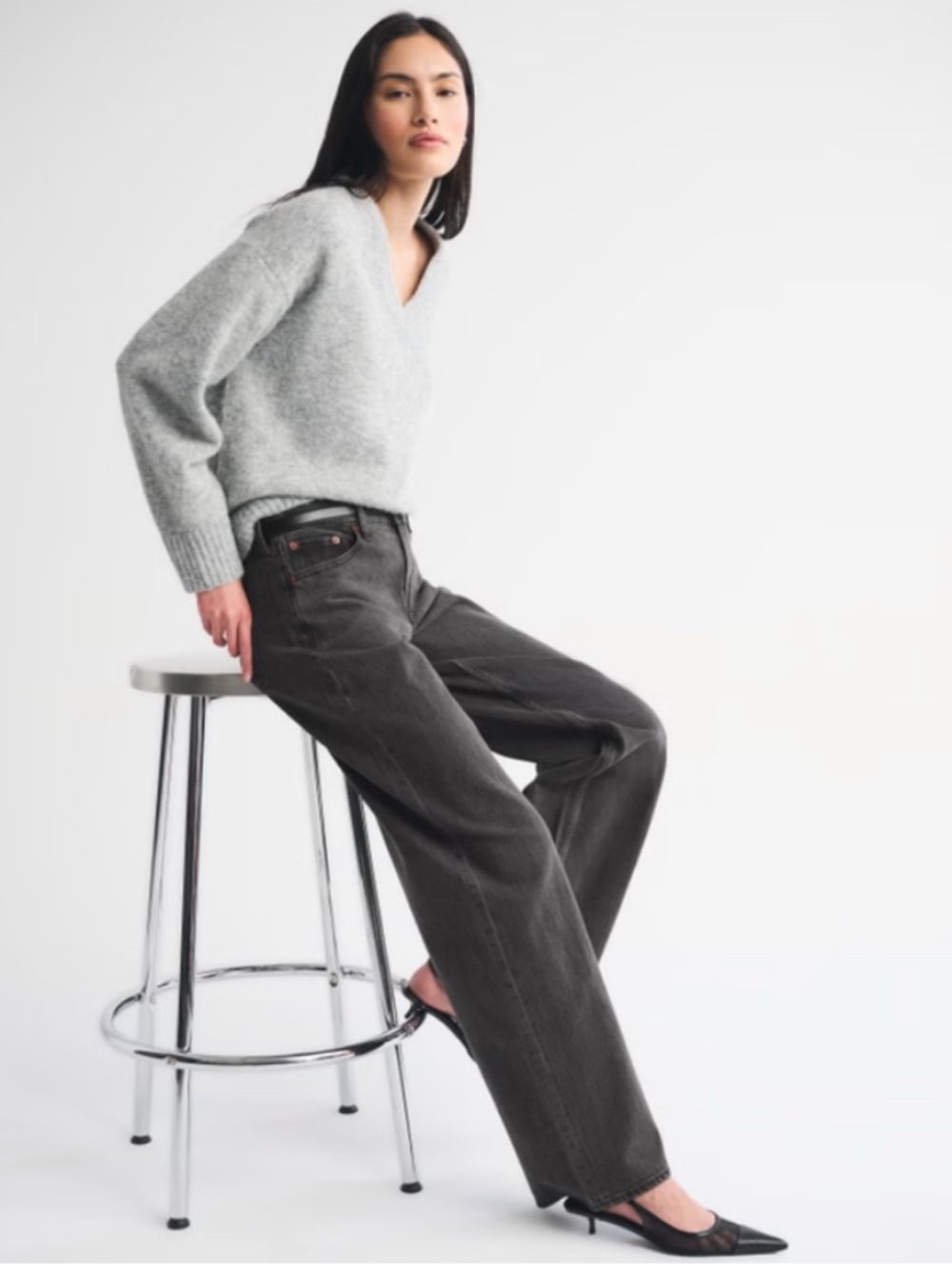 Abercrombie & Fitch Ultra Loose Low Rise Jeans